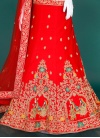 Pretentious Art Dupion Silk Bridal Designer Lehenga Choli - 3